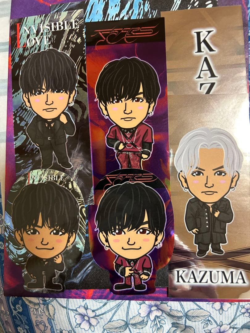 ステッカー KAZUMA 3点セット 千社札 川村壱馬 - メルカリ
