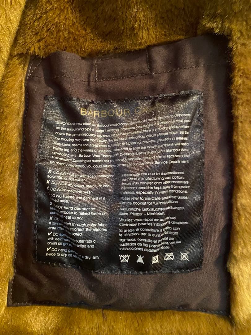 魁 BARBOUR ビデイル SL オイルド JOURNAL