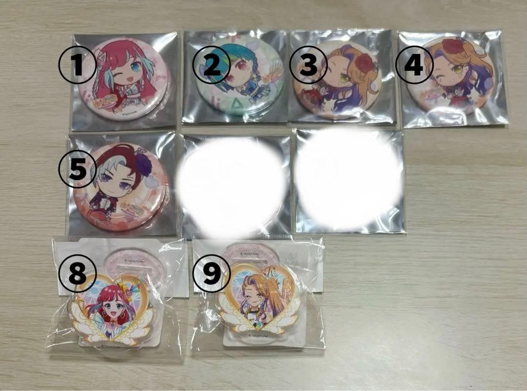 ねろちゃん 高田村交易所 1周年 缶バッジ まとめ売り 9点