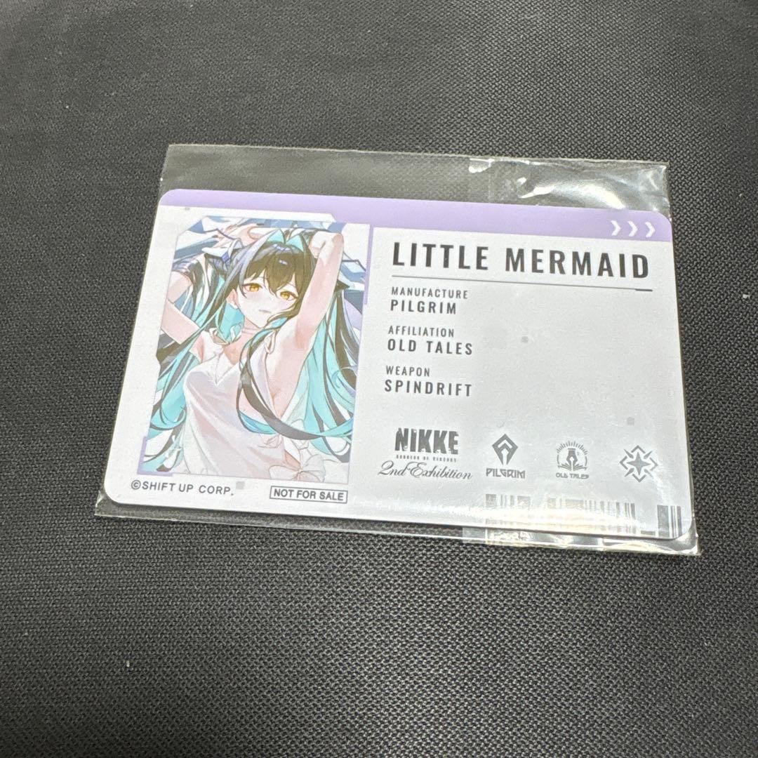 勝利の女神 NIKKE NIKKE展 入場特典 社員証風カード リトルマーメイド