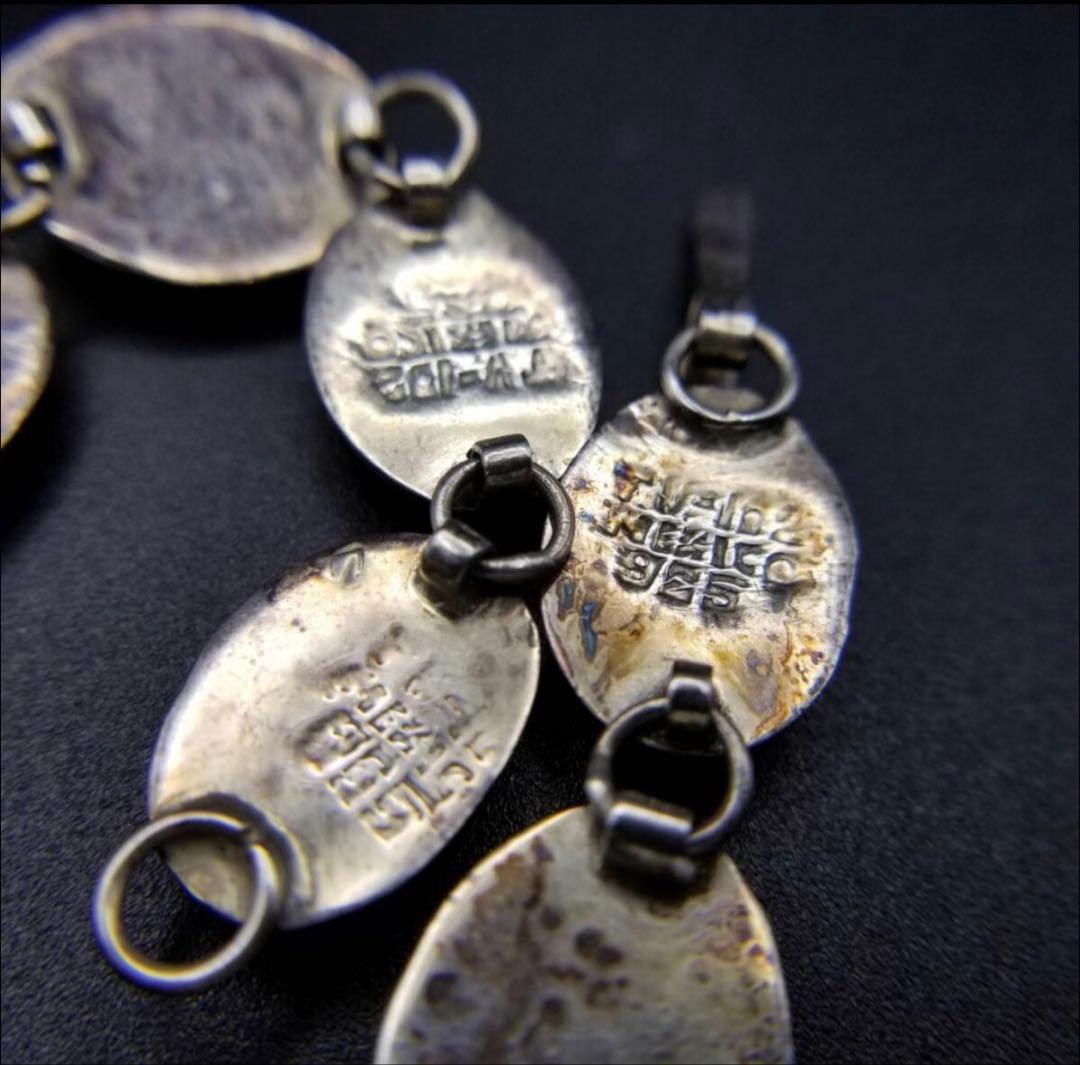 メキシコ 925 シルバー マラカイトカラー オーバルチェーン