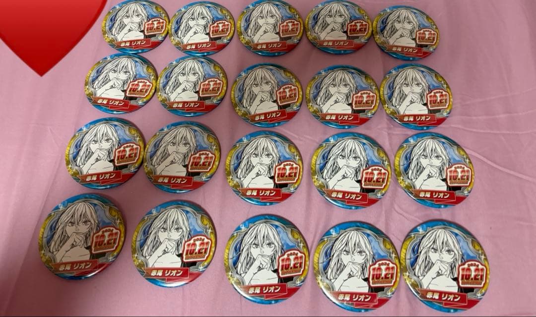 SAKAMOTO DAYS バースデイ缶バッジ 2024 赤尾リオン 20点