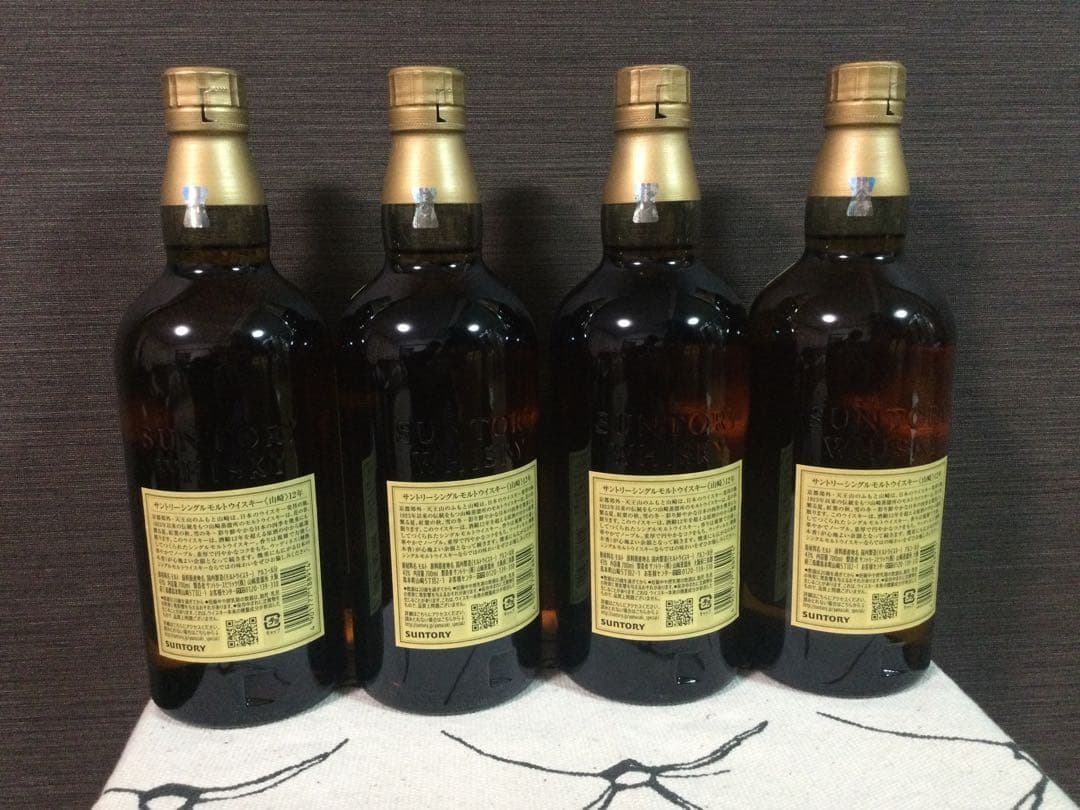 山崎12年 箱入 4本セット クリスマスプレゼント 年末年始