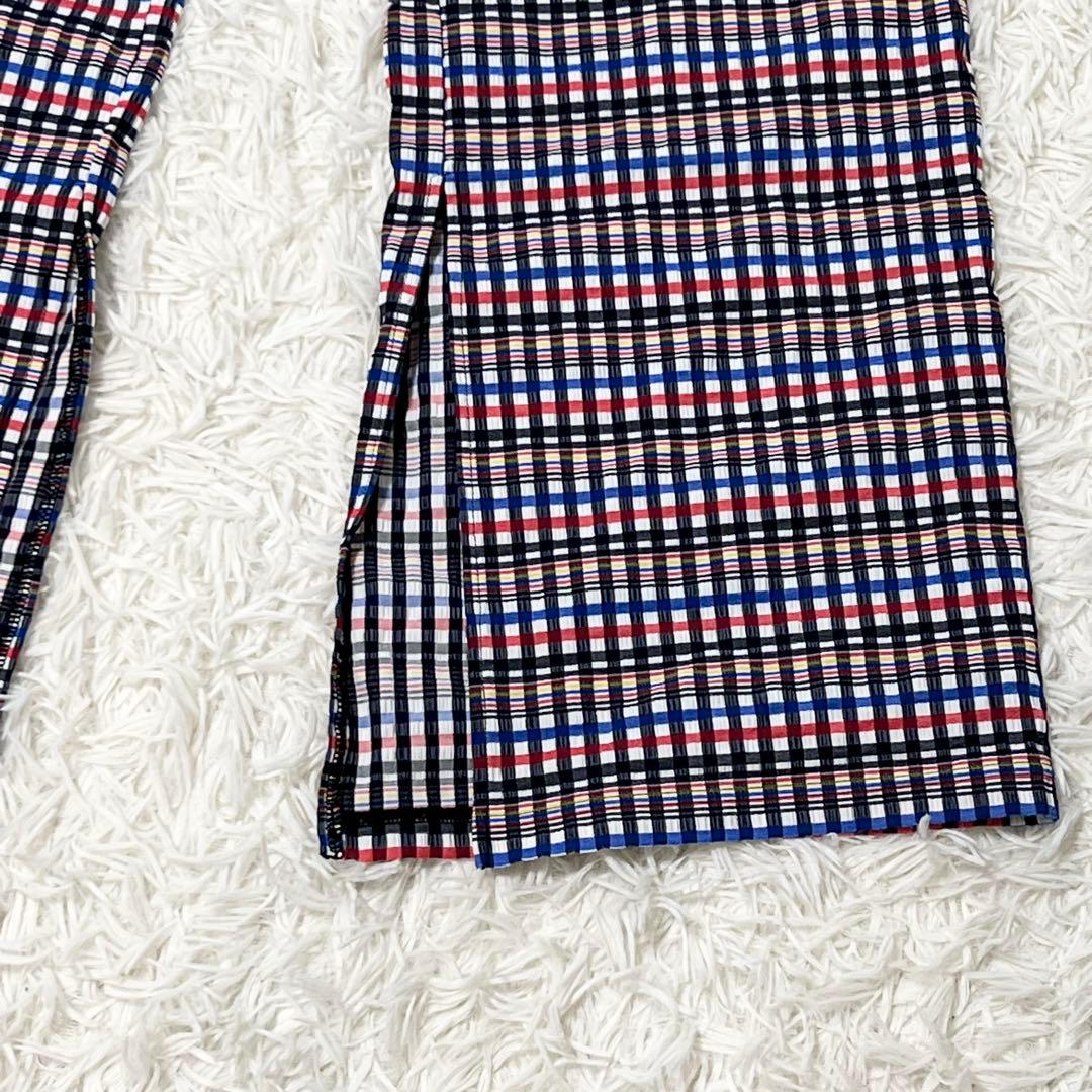 極美品✨nagonstans 水陸両用 TIANA チェックパンツ 38