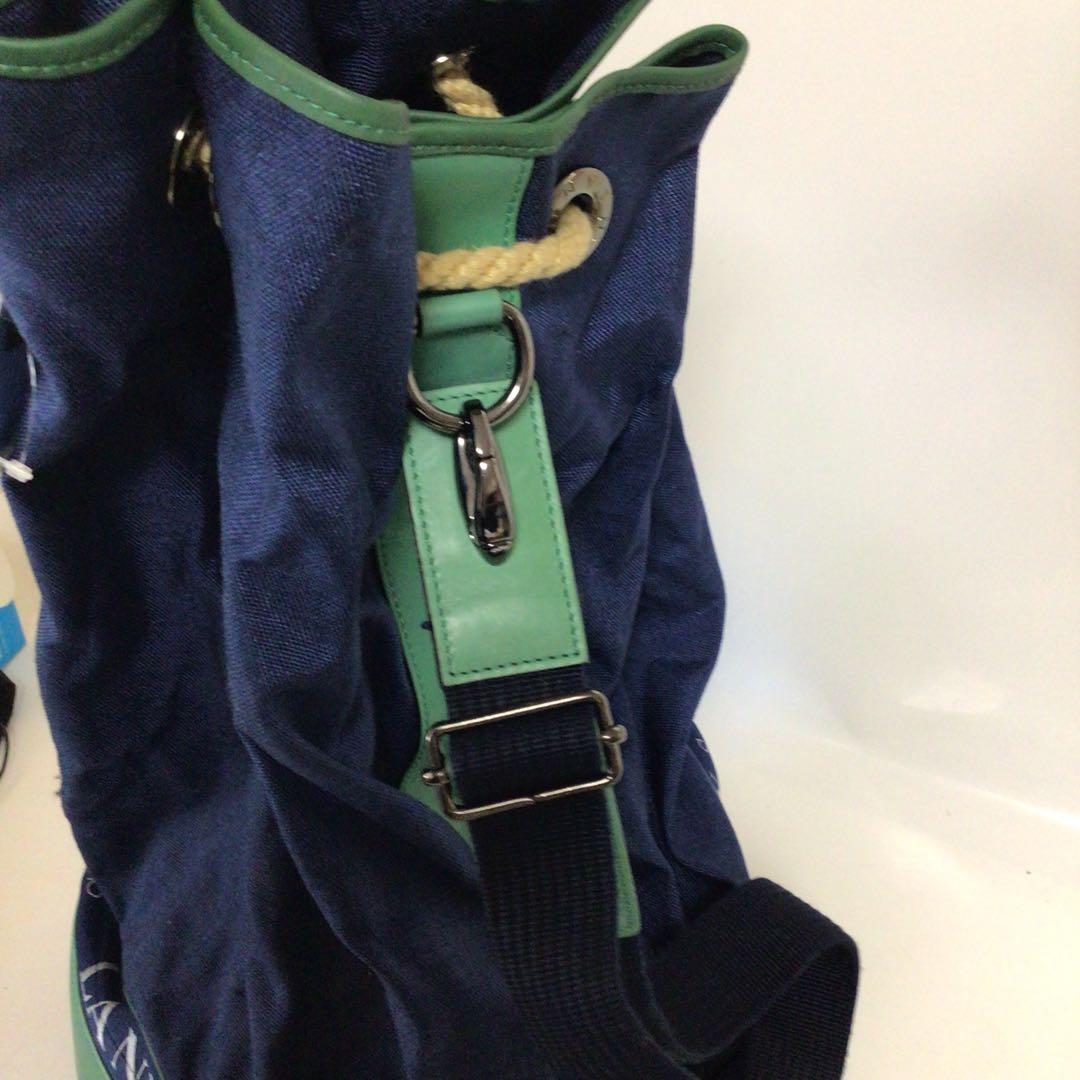 LANVIN SPORTS ショルダーバッグ ネイビー/グリーン