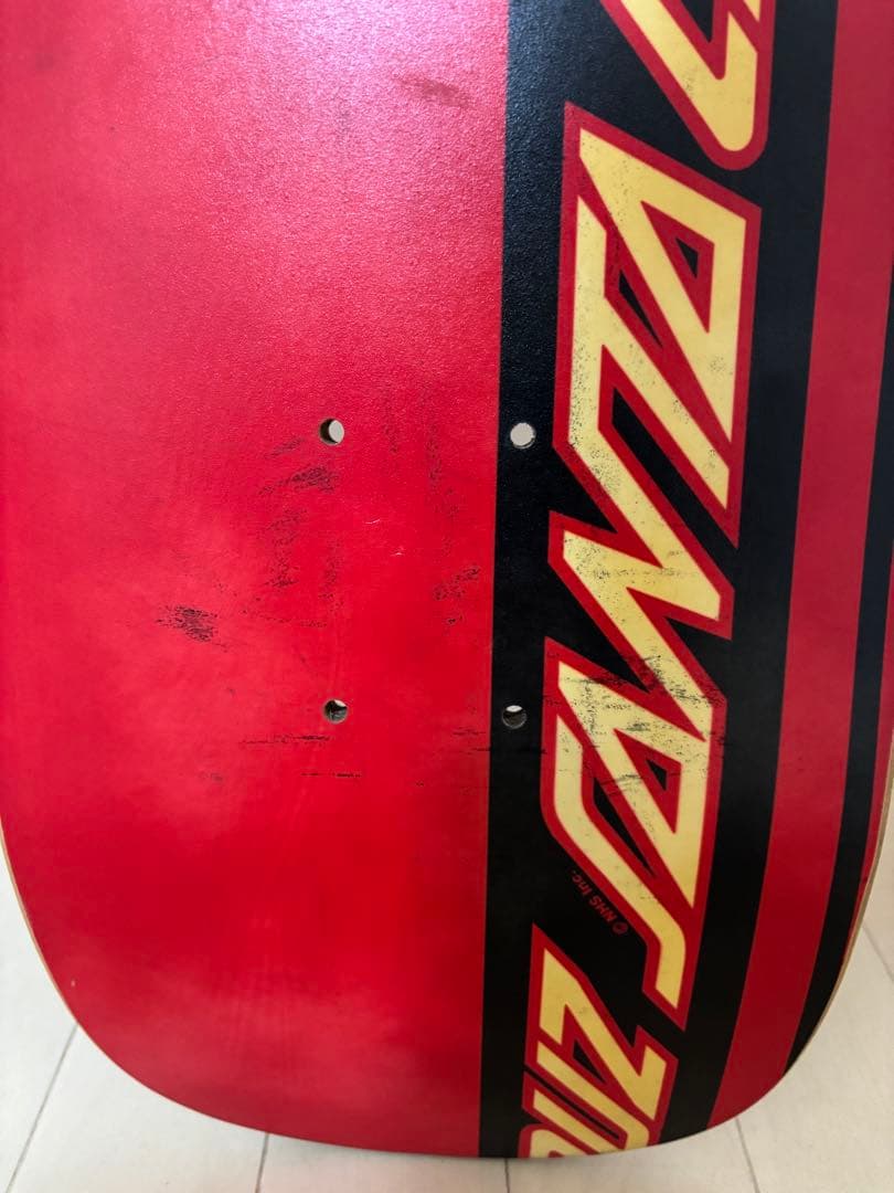 SANTA CRUZ EVER-SLICK デッキ レッド