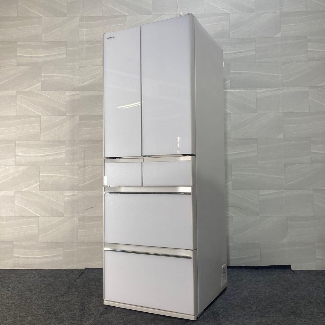 HITACHI 大型冷蔵庫 520L R-HW52J 真空チルド d4702