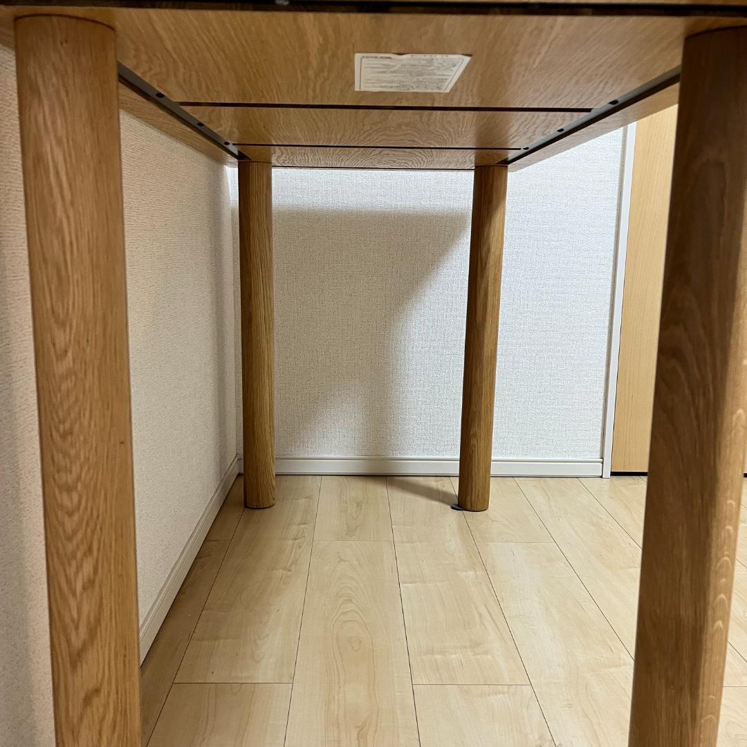 すーさん専用【美品】無印良品 木製テーブル（天板＋脚4本セット）オーク材