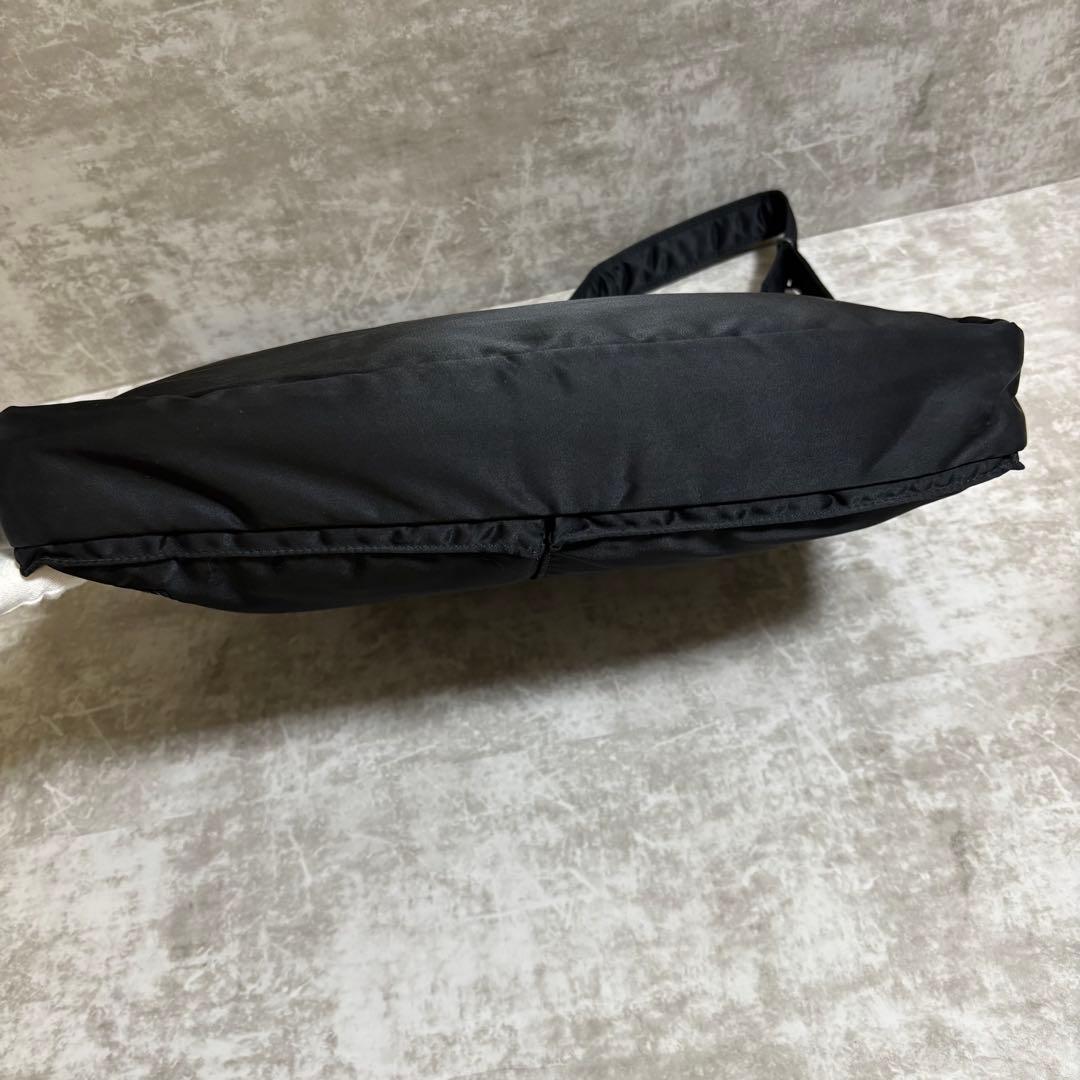 H208 美品✨ポーター　タンカー　ビジネスバッグ　2way ブラック　大容量