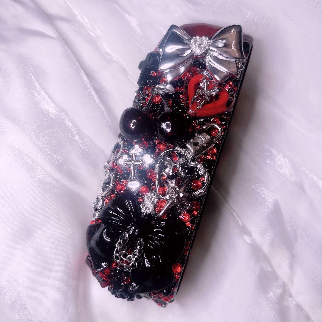 【6】あくまRED iQOSケース デコ イルマ デコケース 地雷系 ギャル