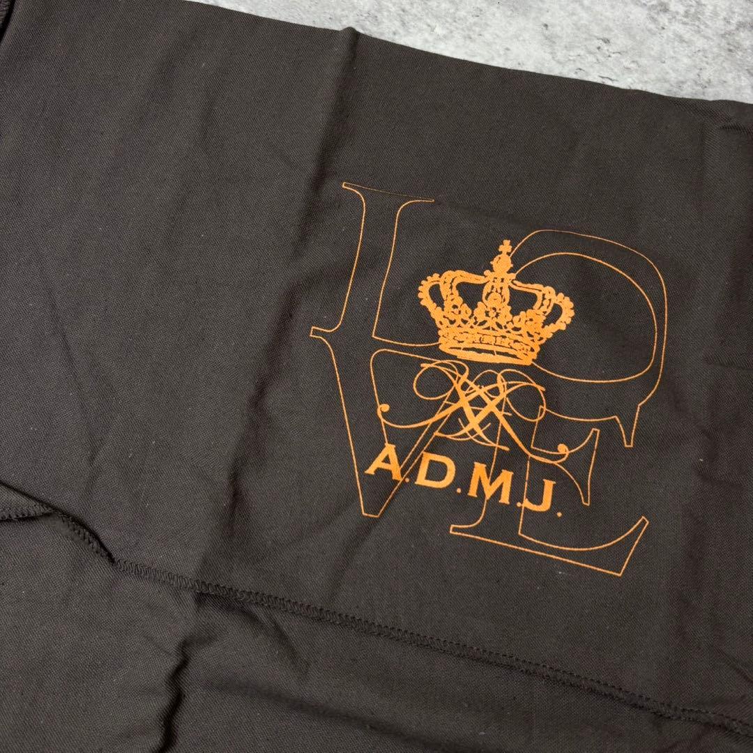 未使用 ADMJ エーディーエムジェイ シュリンクレザー トートバッグ