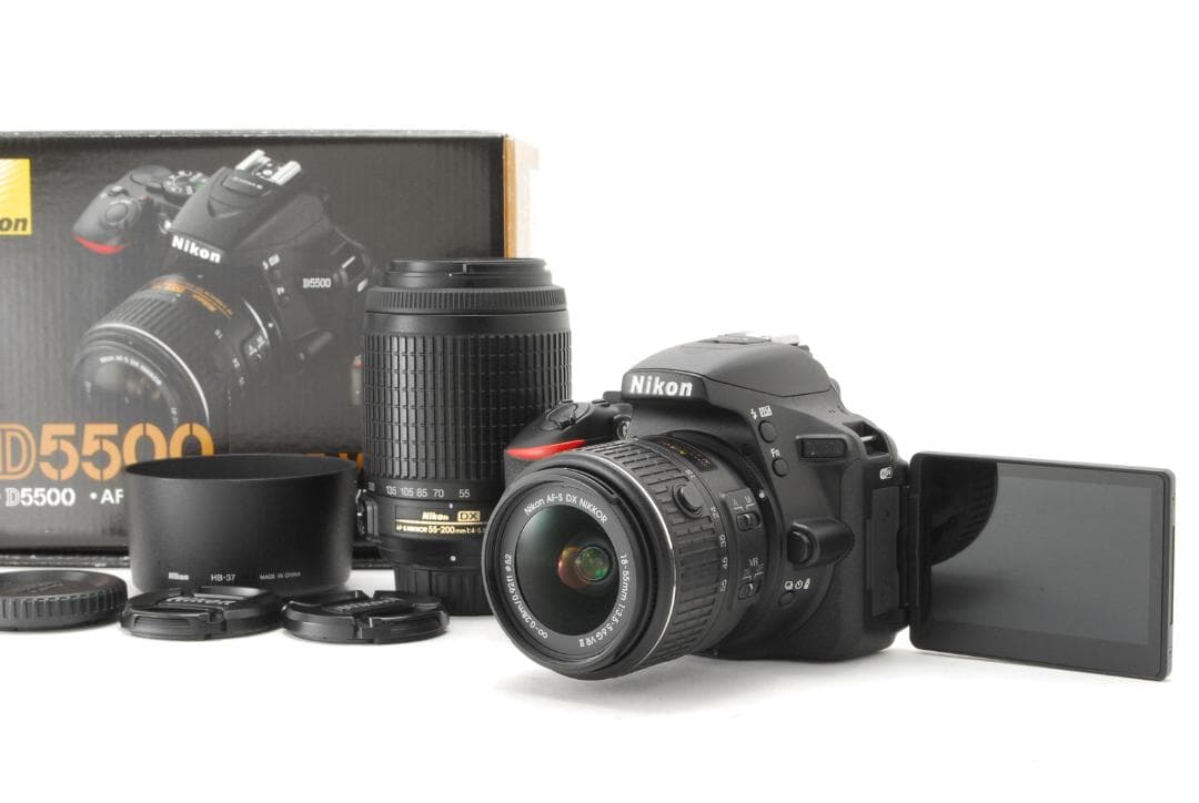 届いてすぐ使えるおまけ付き✨Nikon D5500 ダブルズームセット✨