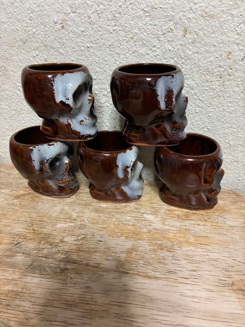 ビンテージ50s スカル 髑髏 骸骨 デカンタ ネイバーフッド ハロウィン 死神