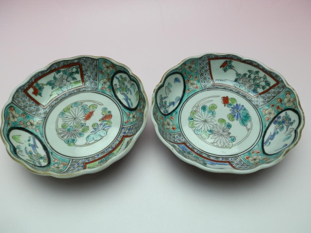 吉向窯 七世 吉向松月 飾皿 瓦皿 共箱付 新品 未使用 美品