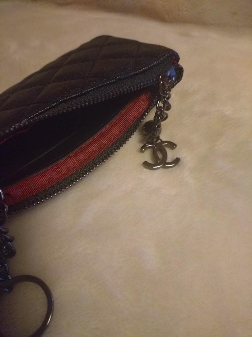 新品未使用　CHANEL ブラック ケース、キーケース ノベルティ