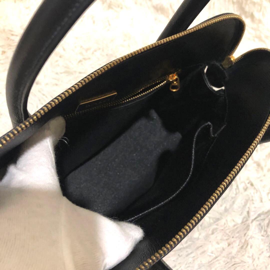 未使用✨銀座 和光 レザー ハンドバッグ ブラック