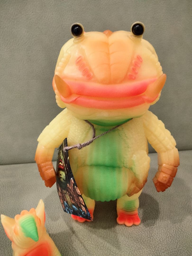 ソフビ　monstock フロッゲン　蓄光　杉山実　ブルマァク　安楽安作