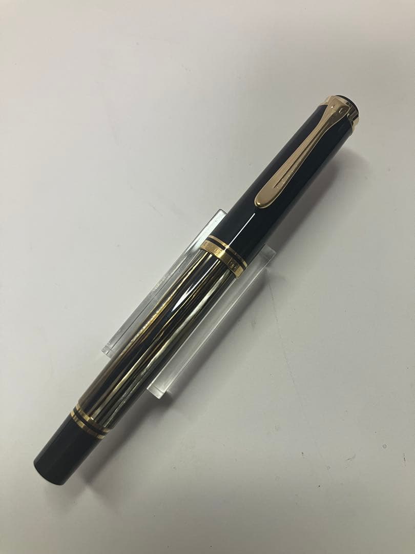 Pelikan M400SE brown-stripes F-nib 茶縞 細字