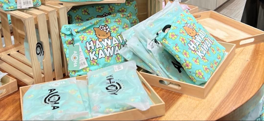 DFS 限定 アロハコレクション 日焼けキティ ポーチ