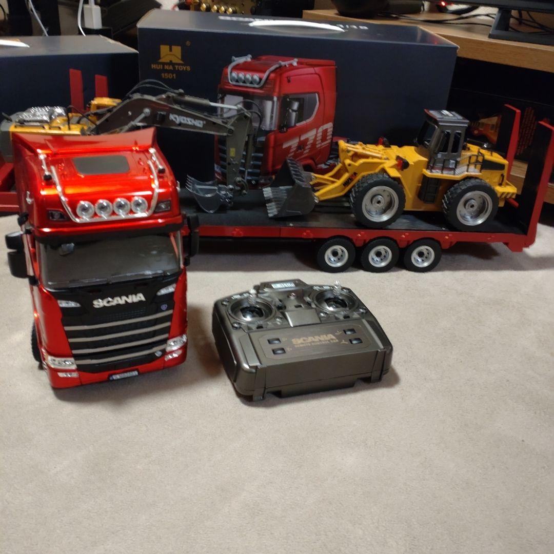 スカニア SCANIA 770 トレーラー ラジコン バッテリー2本付属