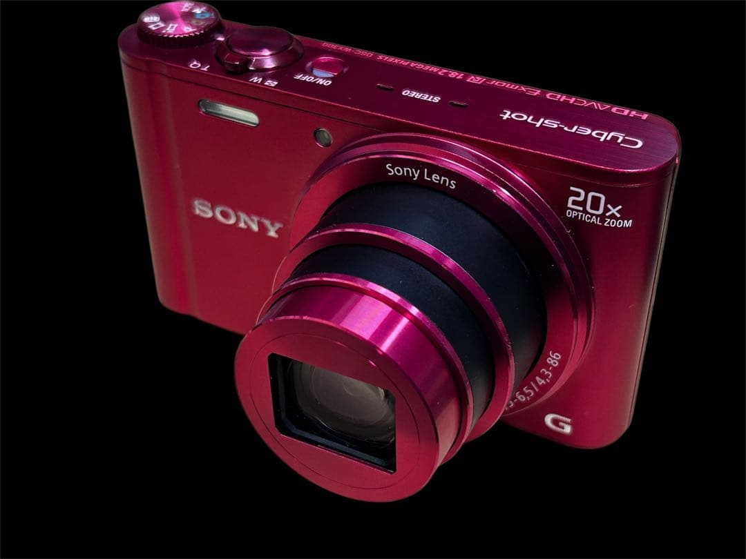 SONY ピンク コンパクトデジタルカメラ 20倍光学ズ ム SONYソニー