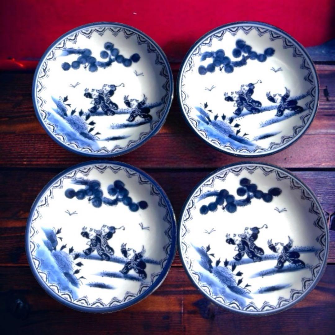 有田焼　鍋島　唐子　和食器　セット 35点 染付 江戸時代〜昭和　セール中