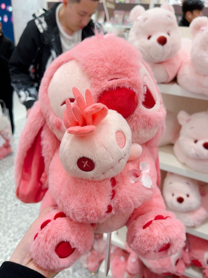 スティッチ ぬいぐるみ SAKURA さくらスクランプ 2024 ピンク