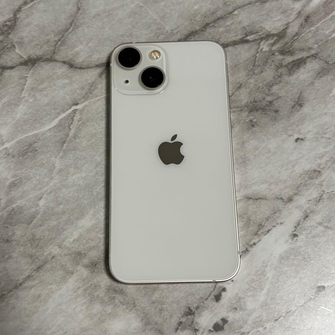 iPhone 13 mini スターライト 本体(付属品付き) iPhone 13mini ほぼ