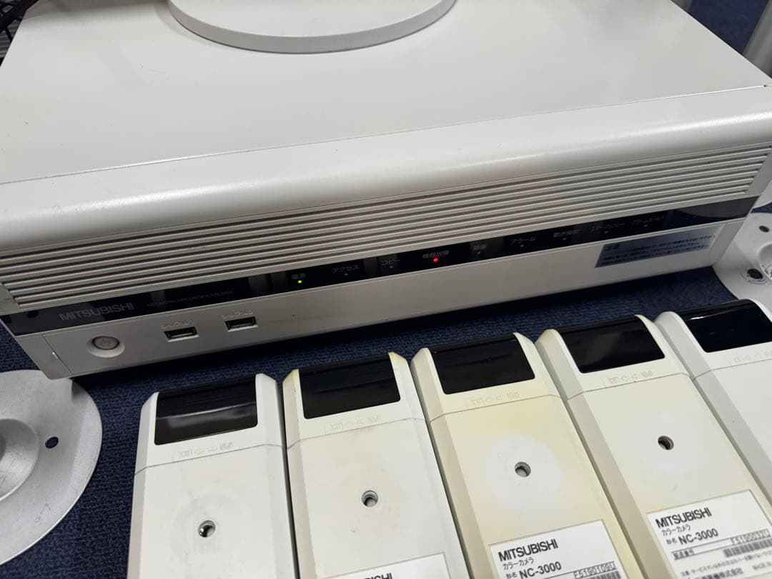 三菱レコーダーNR-3500/カメラNC-3000【モニター/ステー付き】 - メルカリ