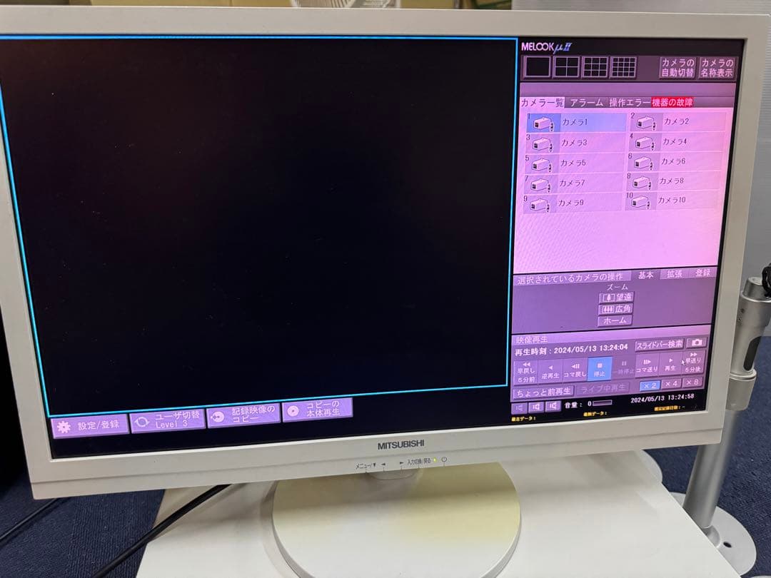 三菱レコーダーNR-3500/カメラNC-3000【モニター/ステー付き】 - メルカリ