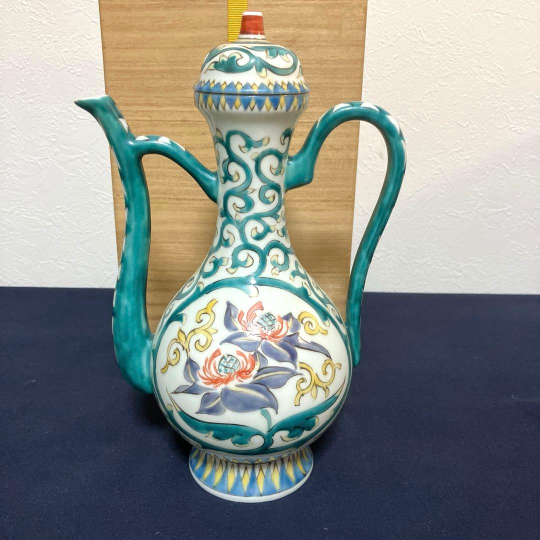 お値下げ】安藤七宝店 龍鳳凰花唐草文有線七宝花瓶