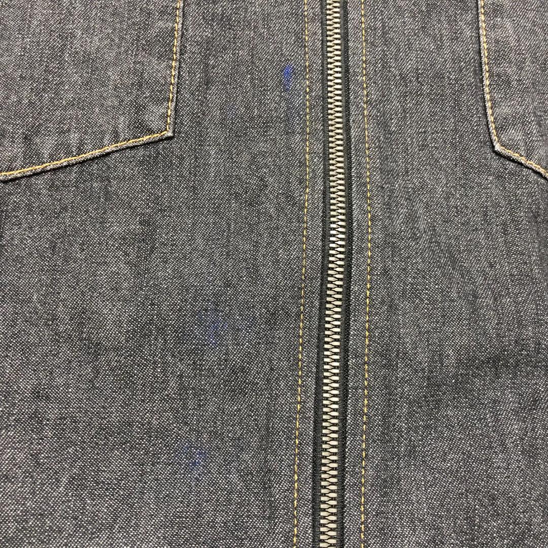 ○★訳有り新品未使用　FACETASM　デニムスウェットジャケット　4　ブラック