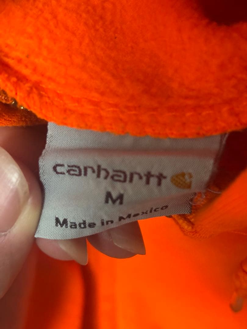 Carhartt オレンジ フードジャケット M