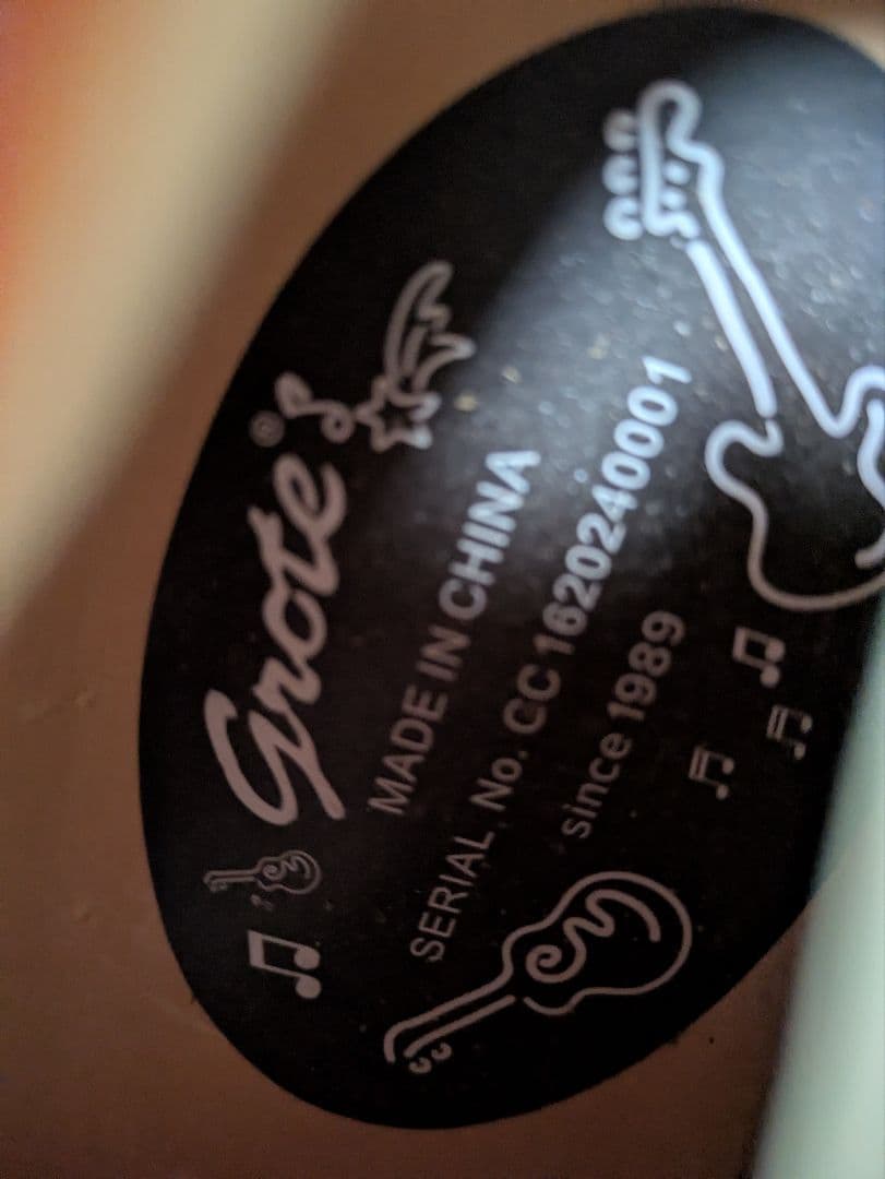 Grote セミアコ　エレキギター サンバースト