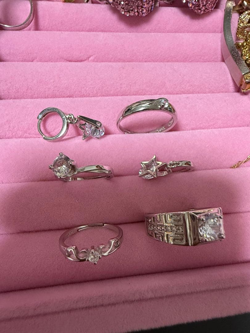 C*.様 遺品整理 アクセサリーまとめ　ネックレス　リング　等　USED品