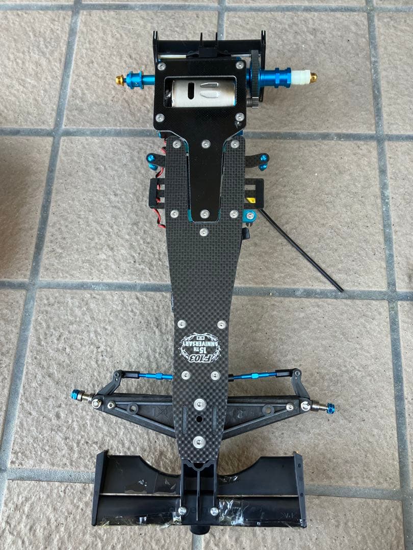 タミヤ　F103 15thアニバーサリーシャーシメカ付き　新品キットその他パーツ