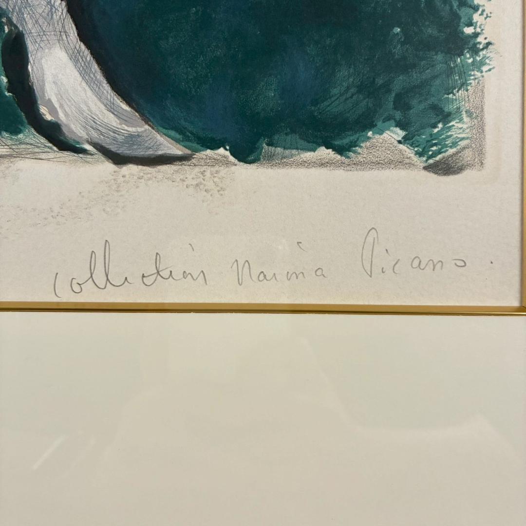 美品 パブロ・ピカソ「男と女」リトグラフ サイン・認定書有 マリーナコレクション