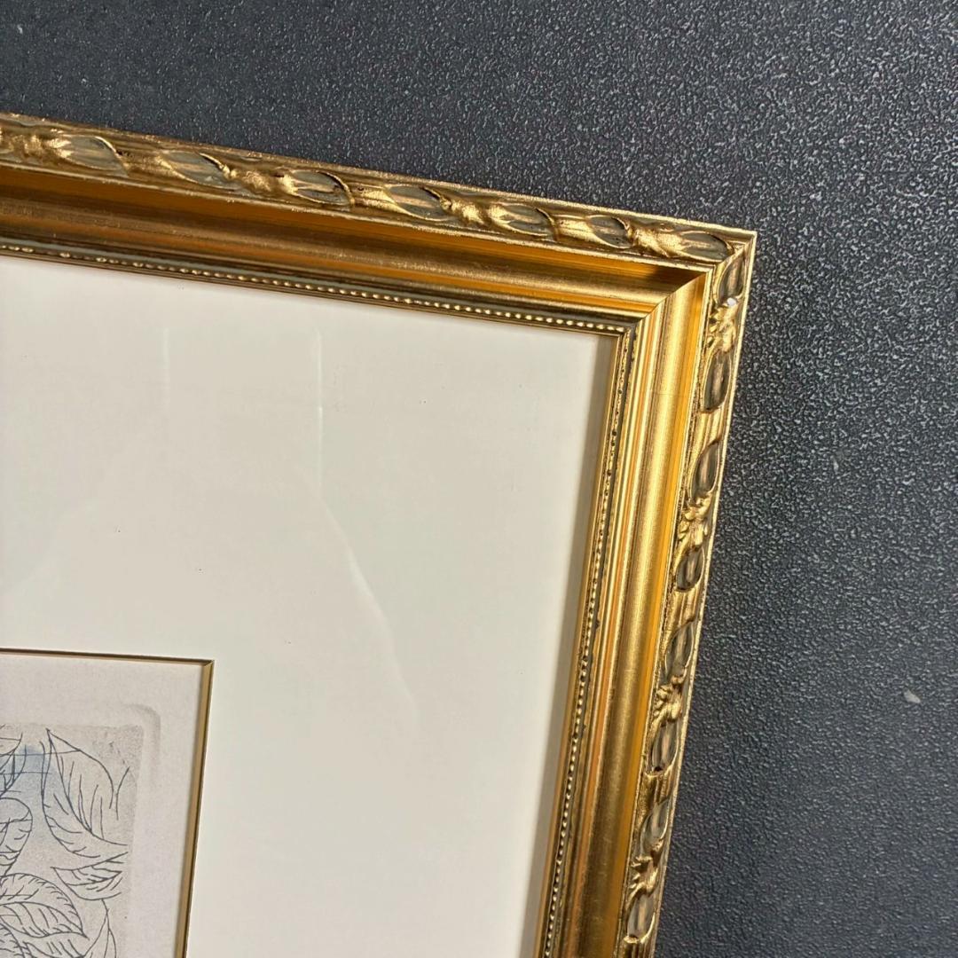 美品 パブロ・ピカソ「男と女」リトグラフ サイン・認定書有 マリーナコレクション