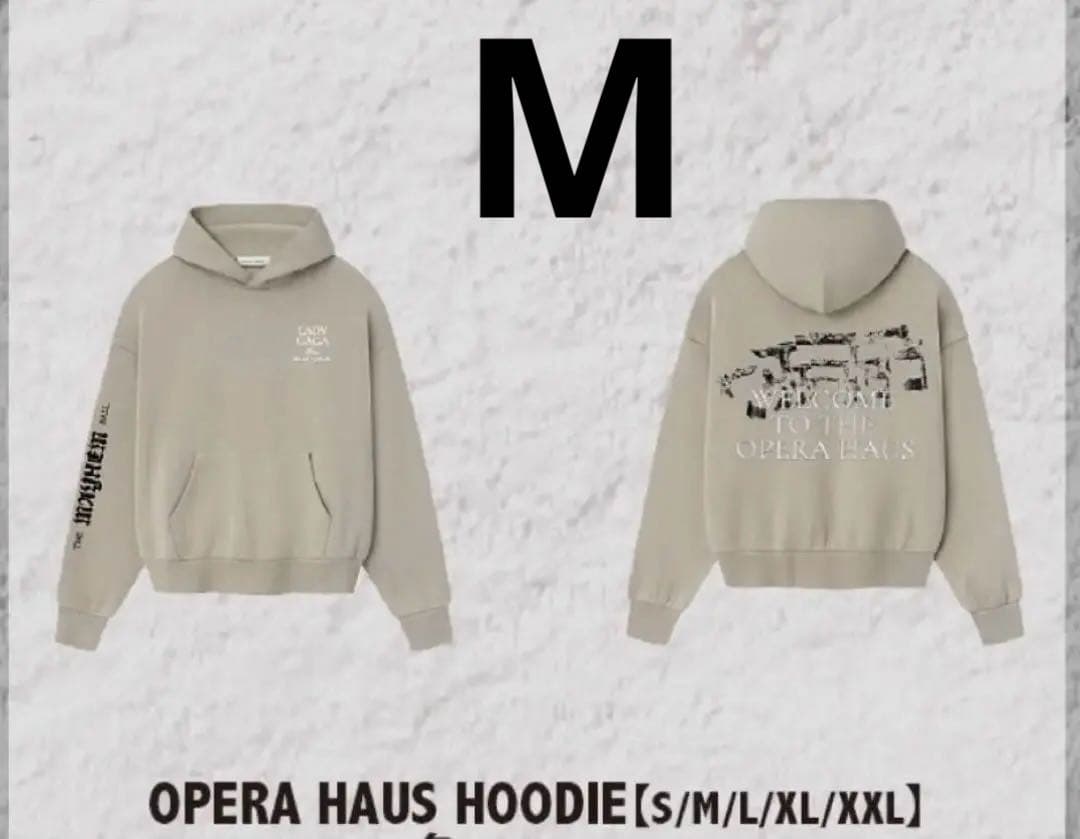 新品Lady Gaga The MAYHEM Ball 公式限定フーディ Lady Gaga The Mayhem Ball Tour 2025 Zipper Hoodie Men Women High