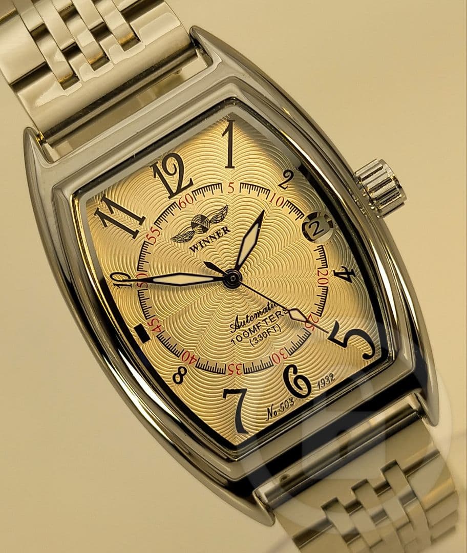 タイガーご予約品【機械式自動巻き/新品】裏スケ ７連ss