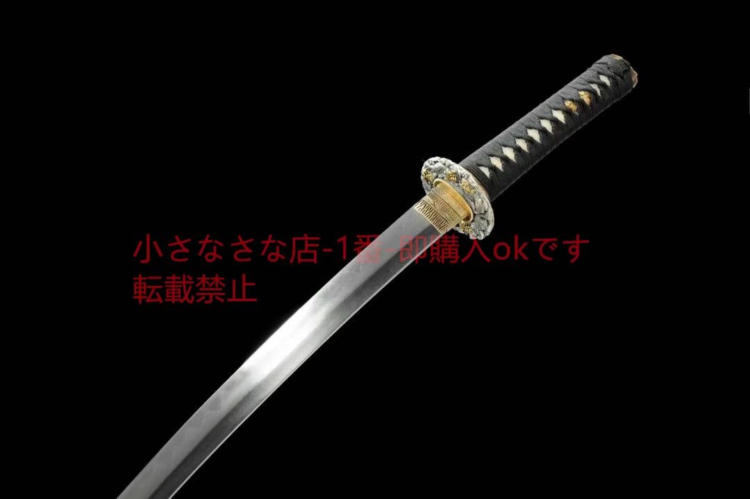 20寸模様鋼焼刃『獅子斬脇差』 古兵器 武具 刀装具 日本刀 模造刀 居合刀