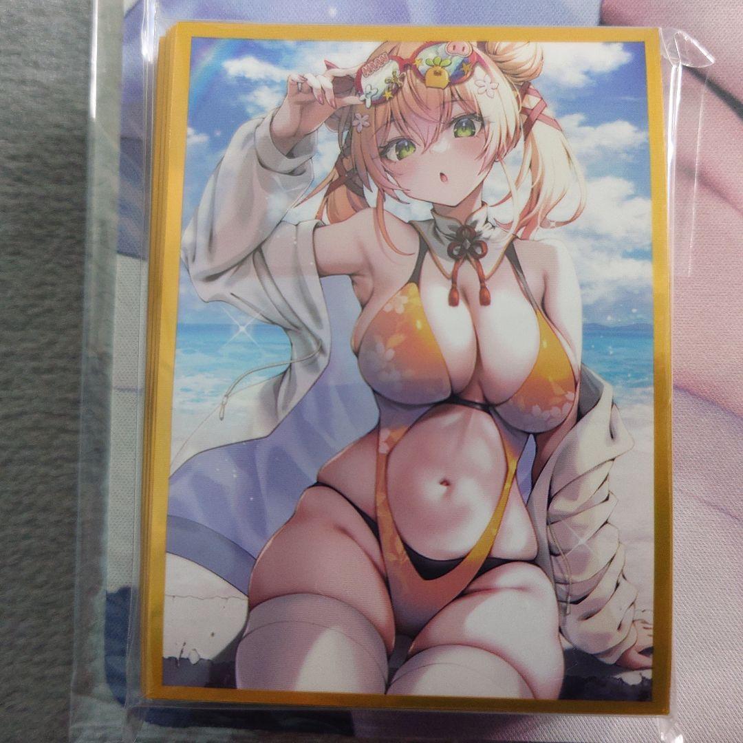 α1 ホロライブ 根っ子サングラス&ビキニ 桃鈴ねね スリーブ&プレイマット