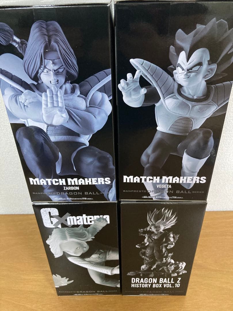 【新品・未開封】ドラゴンボール　ベジータ　ザーボン　孫悟飯　人造人間18号