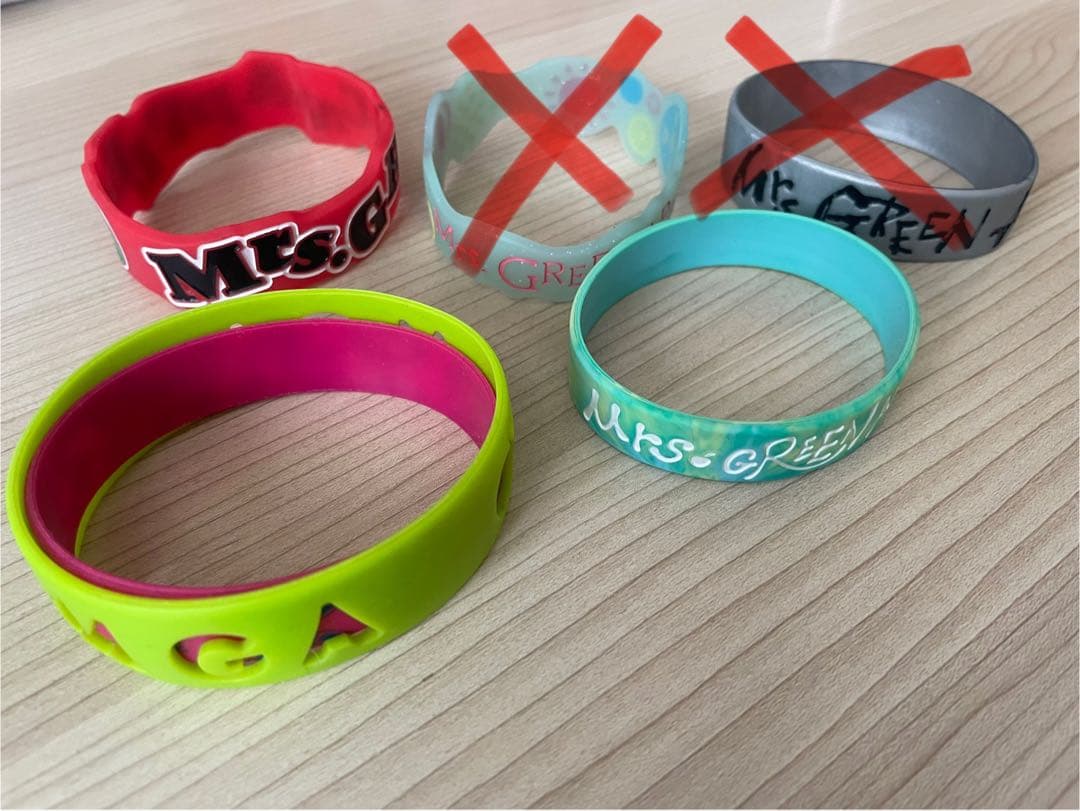 ミセス ラババンまとめ売り Mrs. GREEN APPLE ラバーバンド まとめ売り