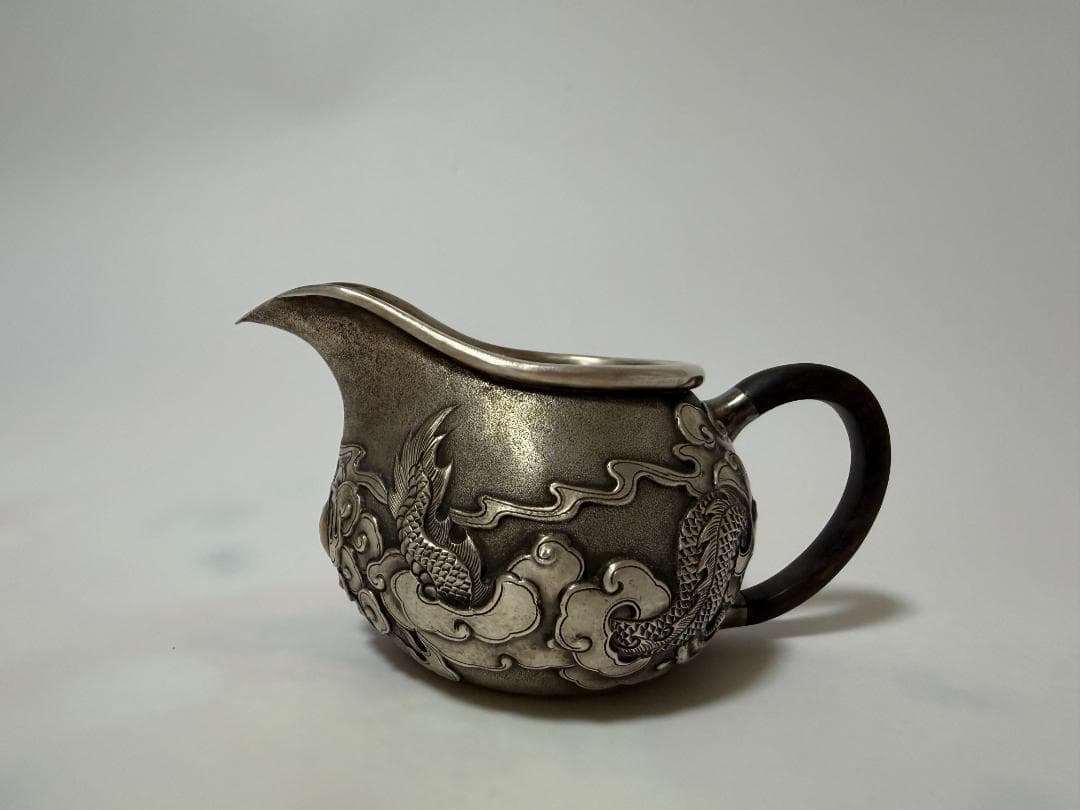純銀製 龍文彫り 湯冷まし 煎茶道具 - メルカリ