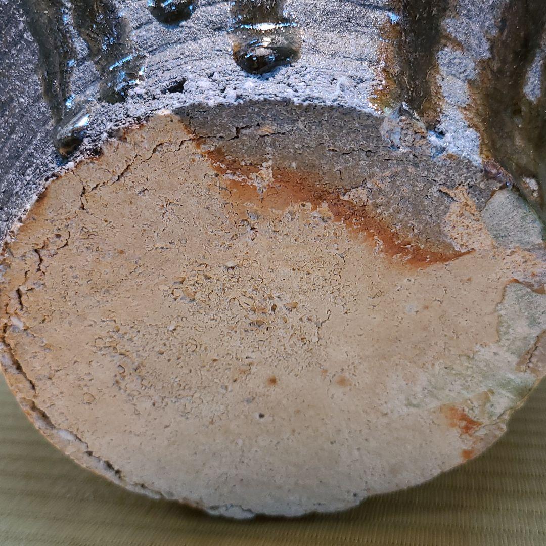 信楽焼 澤 克典作 壷 径1尺（約30cm） 共箱 本物保証