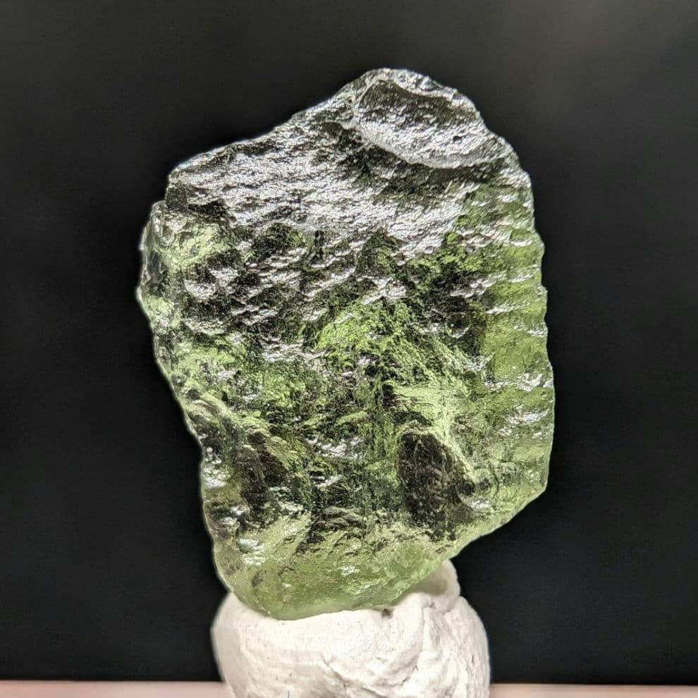 モルダバイト 結晶 B モルダバイト 原石 ブレスレット 38.6g チェコ産