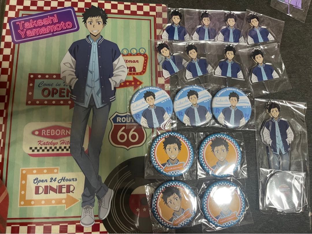 銀魂 志村新八 缶バッジ 幼少 J-WORLD 景品