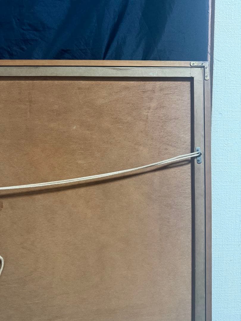 中国　王雪濤　牡丹　栄寶斎　木版水印　額装　送料込み250924