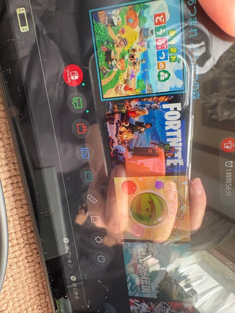 ま*る様 Nintendo Switch 赤色 本体と付属品